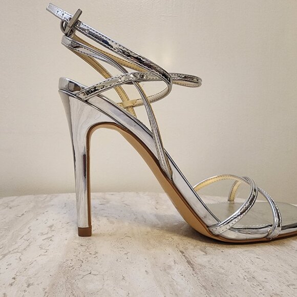 Calvin Klein Womens Tegin Str Silver 7.5M - A006 - Picture 5 of 11